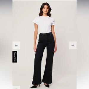 Rollas Eastcoast Flare Jeans - Black